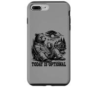 Custodia per iPhone 7 Plus/8 Plus Oggi è opzionale Bear Cozy Lazy Days Introversi