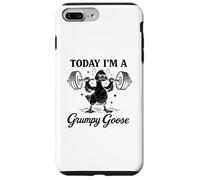 Custodia per iPhone 7 Plus/8 Plus Oggi sono un'oca Grumpy Goose Gym Pun Weightlifting