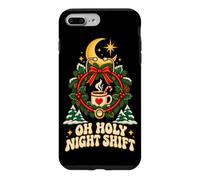 Custodia per iPhone 7 Plus/8 Plus OH HOLY NIGHT SHIFT Maglietta per Lavoratori Notturni