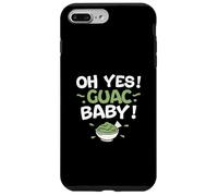 Custodia per iPhone 7 Plus/8 Plus Oh Yeas Guac Baby Funny Avocado Guacamole Un amante del cibo vegano