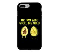 Custodia per iPhone 7 Plus/8 Plus OK Mia moglie ha rubato il mio annuncio di gravidanza con avocado di semi
