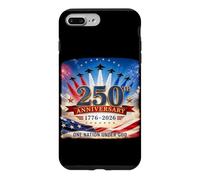 Custodia per iPhone 7 Plus/8 Plus One Nation Under GOD - Vintage Jet Airshow 1776-2026 250th