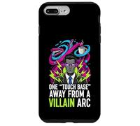 Custodia per iPhone 7 Plus/8 Plus One Touch Base Away From A Villain Arc Funny Office Humor