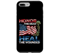 Custodia per iPhone 7 Plus/8 Plus Onore patriottico i morti guariscono il guerriero ferito americano