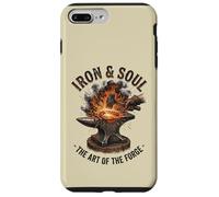 Custodia per iPhone 7 Plus/8 Plus Opera d'arte di Iron And Soul Blacksmith Forge Incudine Hammer