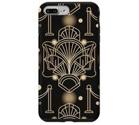 Custodia per iPhone 7 Plus/8 Plus Opera d'arte ispirata alla vita notturna Art Deco con elegante geometria