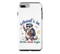 Custodia per iPhone 7 Plus/8 Plus Opossum Back To School Vibes Scuole In Let The Chaos Begin