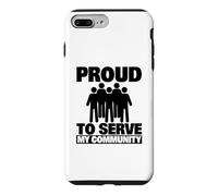 Custodia per iPhone 7 Plus/8 Plus Orgoglioso di servire il volontario della mia comunità