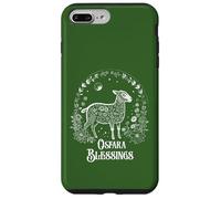 Custodia per iPhone 7 Plus/8 Plus Ostara Blessings Pagan Spring Lamb Floral Moon Ostara