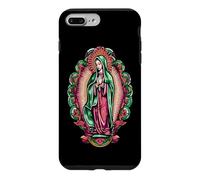 Custodia per iPhone 7 Plus/8 Plus Our Lady Virgen De Guadalupe Saint Virgin Mary Roses Flowers
