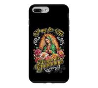 Custodia per iPhone 7 Plus/8 Plus Our Lady Virgen De Guadalupe Saint Virgin Mary Roses Flowers