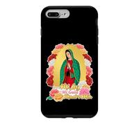 Custodia per iPhone 7 Plus/8 Plus Our Lady Virgen De Guadalupe Saint Virgin Mary Roses Flowers