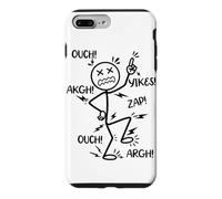 Custodia per iPhone 7 Plus/8 Plus Ow Ow Ow Consapevolezza del dolore cronico Meme sul dolore cronico