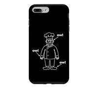 Custodia per iPhone 7 Plus/8 Plus Ow Ow Ow Funny Stickman Humorous Consapevolezza del dolore cronico