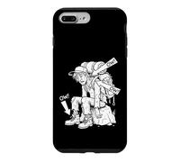 Custodia per iPhone 7 Plus/8 Plus Ow Ow Ow Funny Stickman Humorous Consapevolezza del dolore cronico
