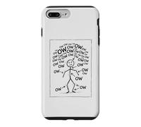 Custodia per iPhone 7 Plus/8 Plus Ow Ow Ow Stick Man Figura Divertente Dolore Cronico Umorismo Meme 6
