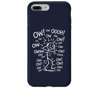 Custodia per iPhone 7 Plus/8 Plus Ow Ow Ow Stick Man Figura Divertente Dolore Cronico Umorismo Meme 1
