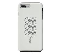 Custodia per iPhone 7 Plus/8 Plus Ow Ow Ow Stick Man Figura Divertente Dolore Cronico Umorismo Meme 11