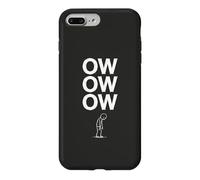 Custodia per iPhone 7 Plus/8 Plus Ow Ow Ow Stick Man Figura Divertente Dolore Cronico Umorismo Meme 13