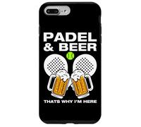 Custodia per iPhone 7 Plus/8 Plus Padel & Beer divertente padel ball giocatore