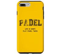 Custodia per iPhone 7 Plus/8 Plus Padel, La vita è breve Gioca a Padel due volte
