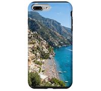 Custodia per iPhone 7 Plus/8 Plus Paesaggio scenico del villaggio sul mare della scogliera della Costiera Amalfitana