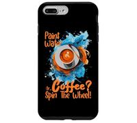 Custodia per iPhone 7 Plus/8 Plus PAINT WATER OR COFFEE SPIN THE WHEEL