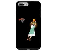 Custodia per iPhone 7 Plus/8 Plus Pallacanestro religioso Gesù Christian Humor Tre Point Shot
