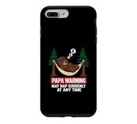 Custodia per iPhone 7 Plus/8 Plus Papa Bear Warning May Nap Suddenly At Any Time