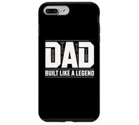 Custodia per iPhone 7 Plus/8 Plus Papà costruito come una leggenda divertente Fathersday Sayinng