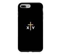 Custodia per iPhone 7 Plus/8 Plus Papa Leone XIV numero romano con Croce sottile Gesù