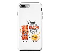 Custodia per iPhone 7 Plus/8 Plus Papà, tu sei il bacon to my eggs Cute Breakfast