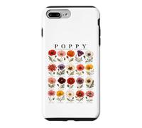 Custodia per iPhone 7 Plus/8 Plus Papavero rosso per gli amanti dei fiori delle specie di papaveri commemorativi