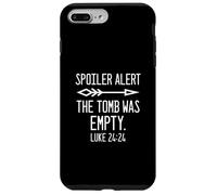 Custodia per iPhone 7 Plus/8 Plus Pasqua è risorto Spoiler Alert la tomba è vuoto cristiano
