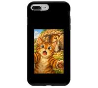 Custodia per iPhone 7 Plus/8 Plus Pasqua Meme Gatto Prendendo Selfie Gesù Resurrezione Cristiano