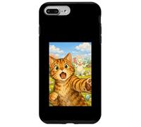 Custodia per iPhone 7 Plus/8 Plus Pasqua Six Seven Cat Selfie 67 Coniglio Coniglio Ragazze Ragazzi Bambini