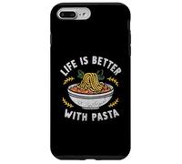 Custodia per iPhone 7 Plus/8 Plus Pasta Art Per Donne Uomini Ragazze Spaghetti Italiano Food Lover