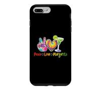 Custodia per iPhone 7 Plus/8 Plus Peace Love Margarita Happy Cinco De Mayo Bevanda messicana