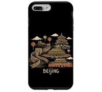 Custodia per iPhone 7 Plus/8 Plus Pechino Cina Viaggio Souvenir Città Landmark Gift