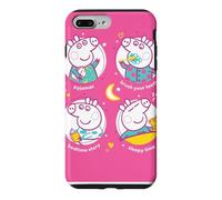 Custodia per iPhone 7 Plus/8 Plus Peppa Pig Sleepy Time