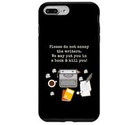 Custodia per iPhone 7 Plus/8 Plus Per favore, non infastidire lo scrittore Romanziere Autore Macchina da scrivere