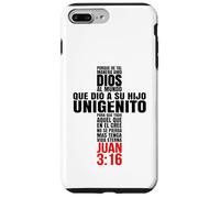 Custodia per iPhone 7 Plus/8 Plus Perché amiamo Dio in questo modo - Mensajes Biblicos Cristianos