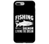 Custodia per iPhone 7 Plus/8 Plus Pesca del salmone Living the Dream Pesca al salmone