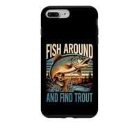 Custodia per iPhone 7 Plus/8 Plus Pesca intorno e trova la pesca a mosca sul fiume trota