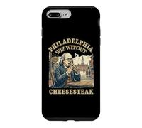 Custodia per iPhone 7 Plus/8 Plus Philly Cheesesteaks Wiz Wit Benjamin Franklin Filadelfia