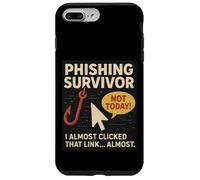 Custodia per iPhone 7 Plus/8 Plus Phishing Survivor Tee Divertente Cyber Security Awareness Gee