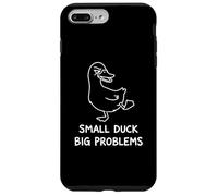 Custodia per iPhone 7 Plus/8 Plus Piccola anatra Grandi problemi oca Meme Sciocco animale