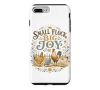 Custodia per iPhone 7 Plus/8 Plus Piccolo gregge Big Joy Backyard Chicken Farm Amante