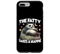 Custodia per iPhone 7 Plus/8 Plus Pigiama panda pigro Panda perfetto per la camicia da notte