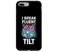 Custodia per iPhone 7 Plus/8 Plus Pinball Machine Player I Speak Fluent Tilt Arcade